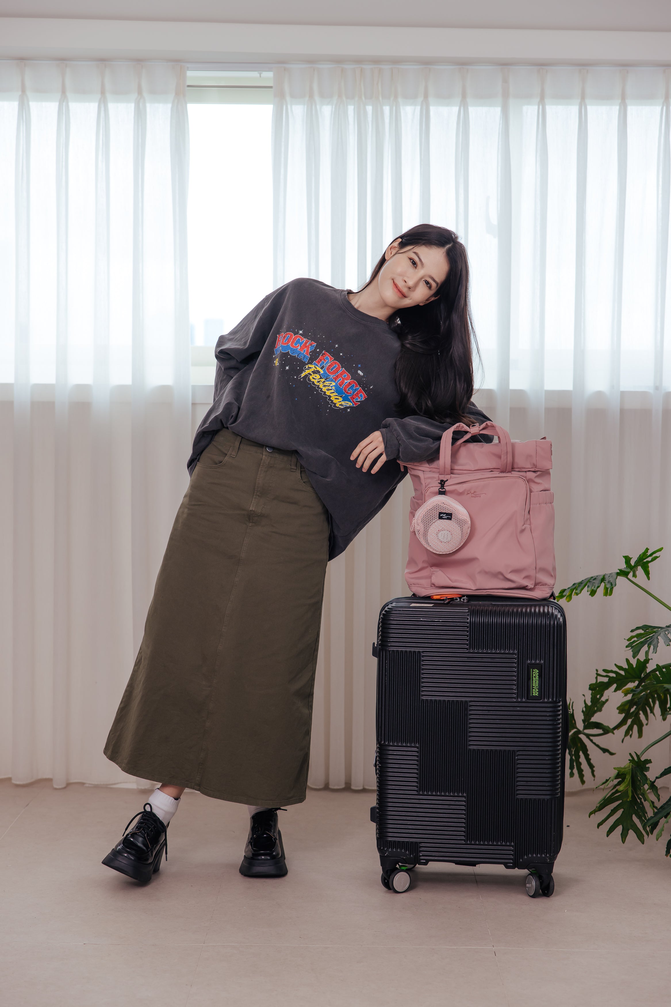 ME Antonia 休閒通勤背包 乾燥玫瑰