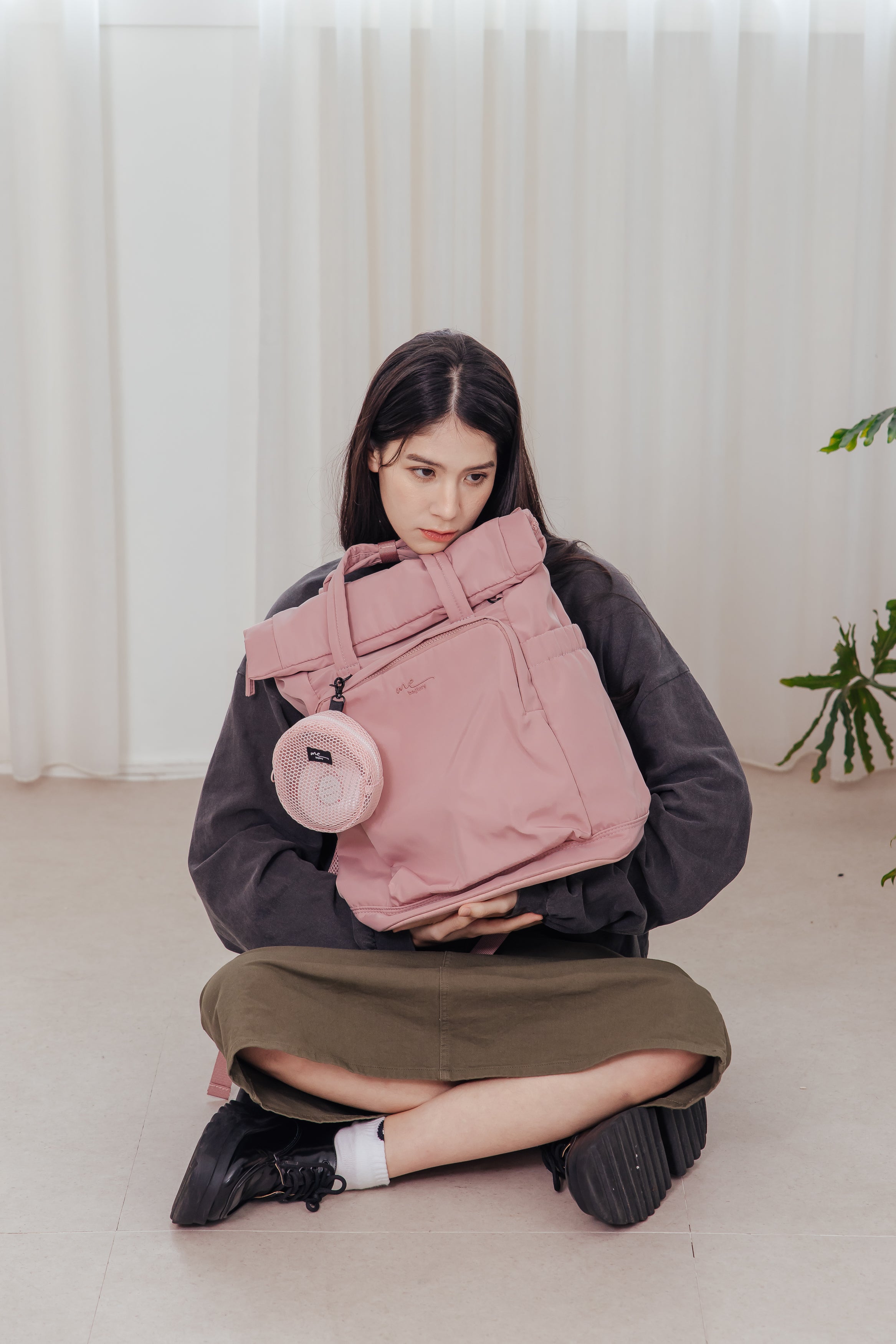 ME Antonia 休閒通勤背包 乾燥玫瑰