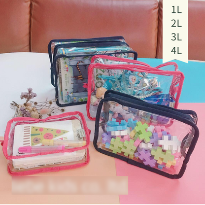 Lightweight and Compact bag (1L 2L 3L 4L) | Small HD storage bag | Transparent and clear PVC body | H series 