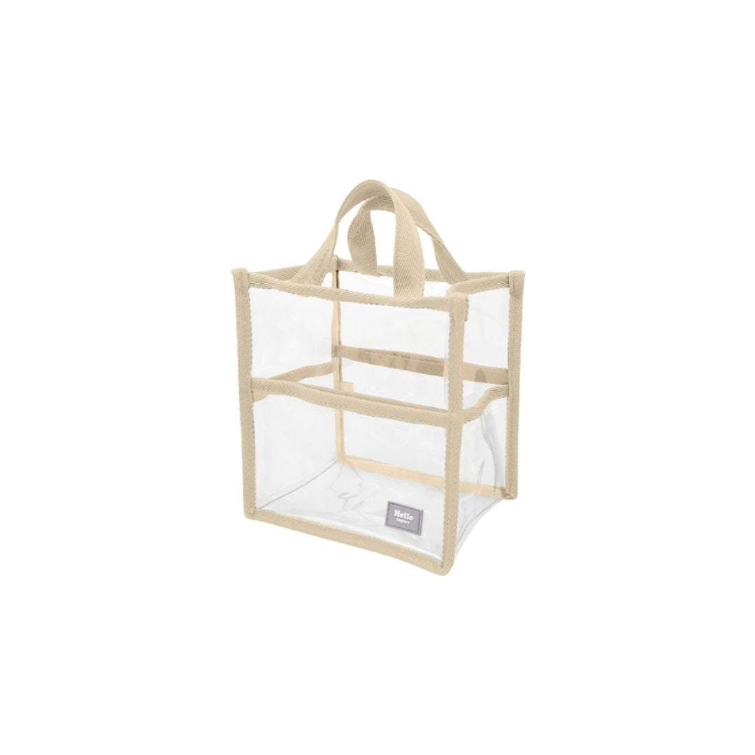 Hello Baggy (S) 2.4L 多格小提袋 (米色) - L15 x W10 x H16 cm