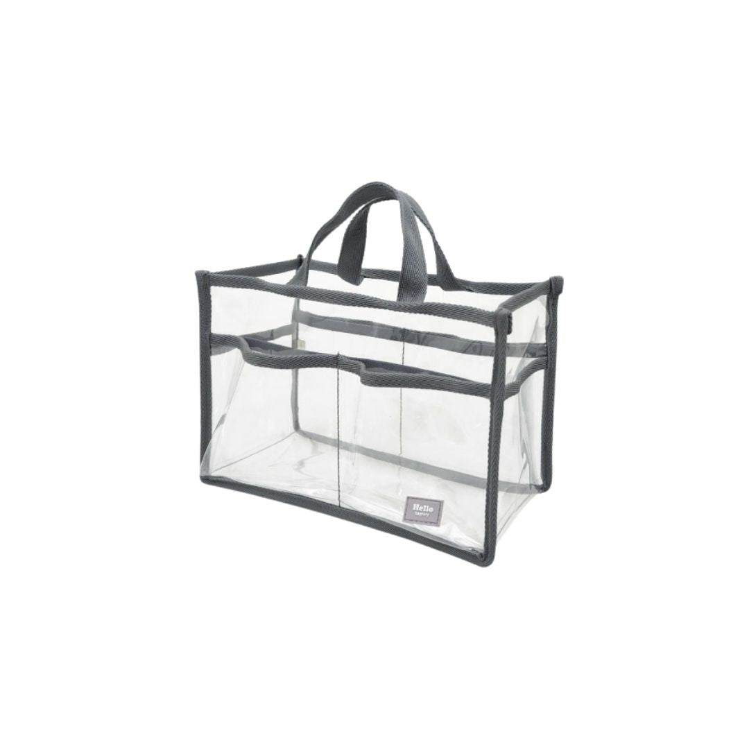 Hello Baggy (L) 4L 多格小提袋 (灰色) - L25 x W10 x H16 cm