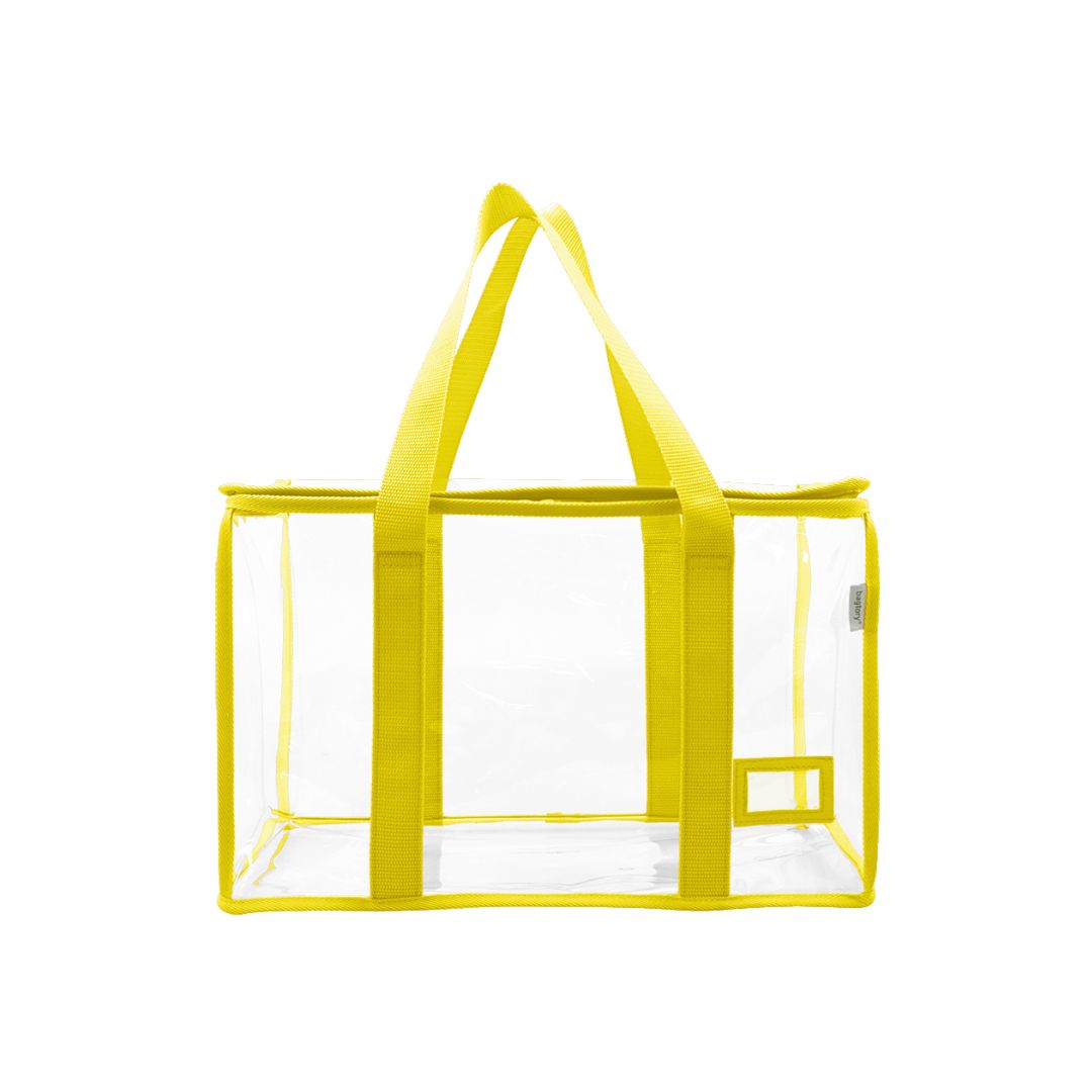 Hello Boxy 23L 手提式 高清儲物袋 (亮黃) - L41.5 x W21.5 x H26 cm