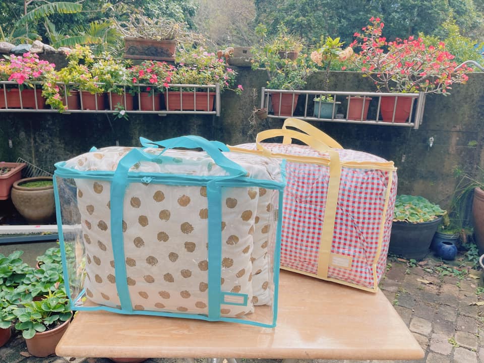 Hello Boxy 48L 手提式 高清儲物袋 (藍鳥) - L55 x W21.5 x H40 (cm)