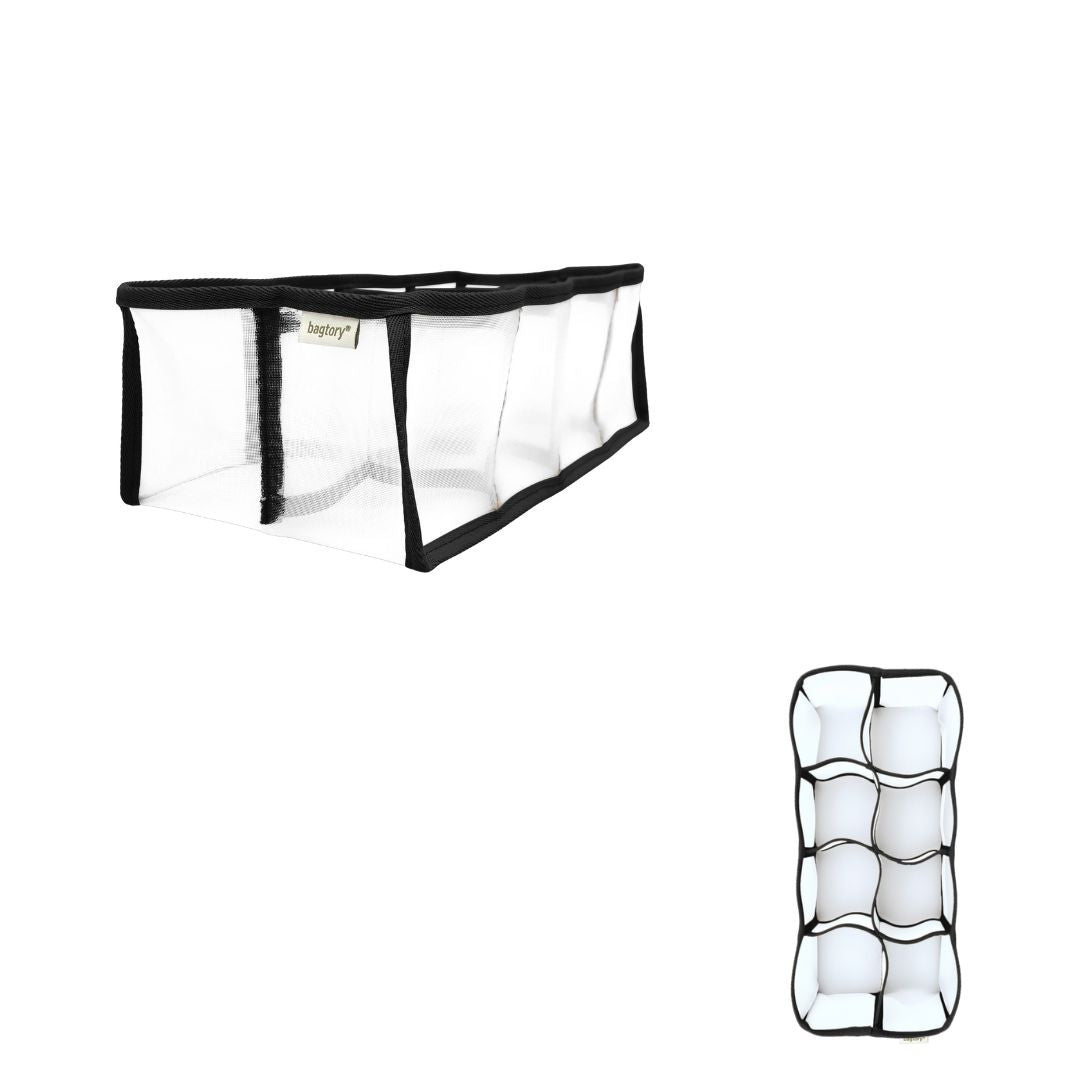 Hello Divvy High-density mesh storage compartments