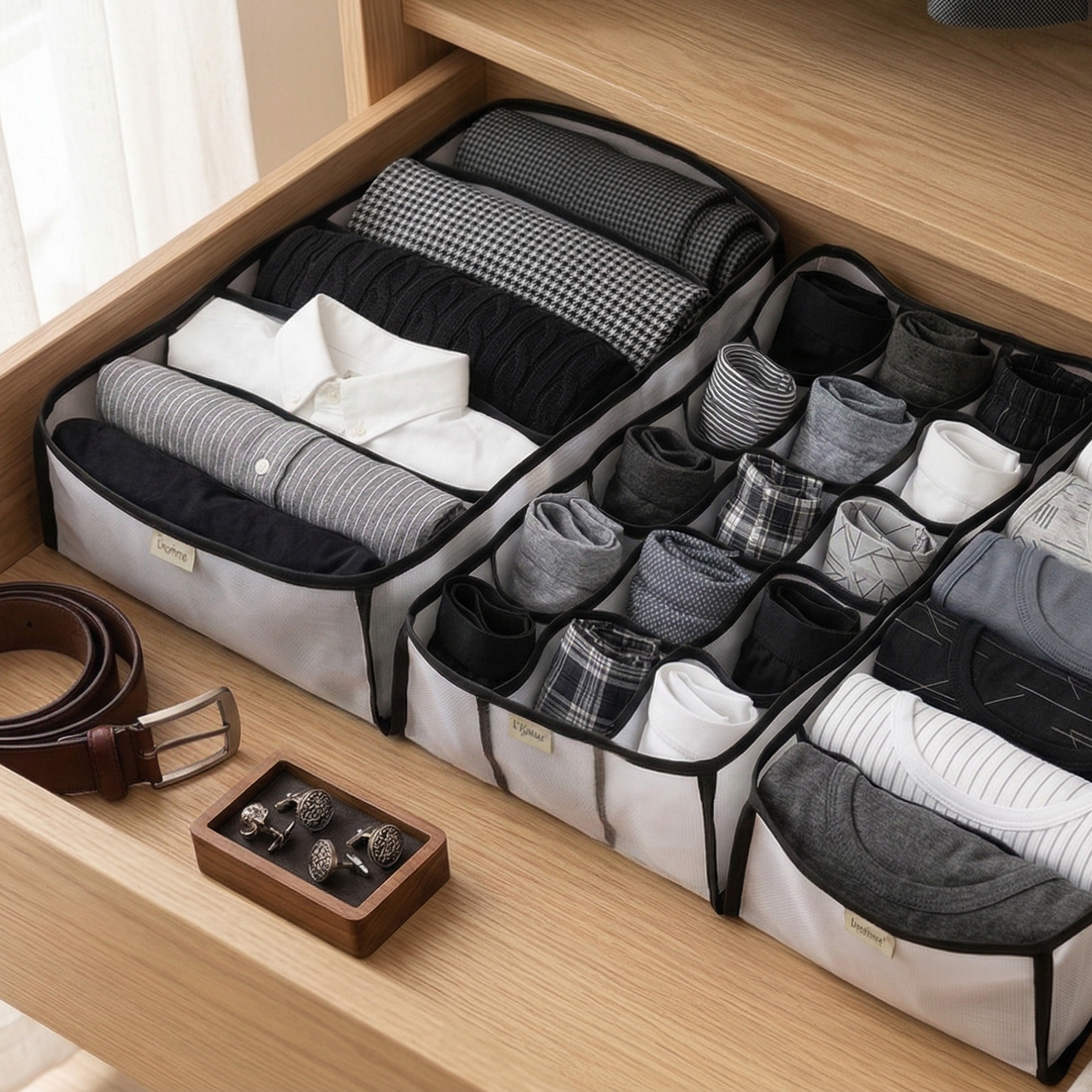 Hello Divvy 高密網收納格 40S (9格) 曜石黑 - L40 x W20 x H13 cm