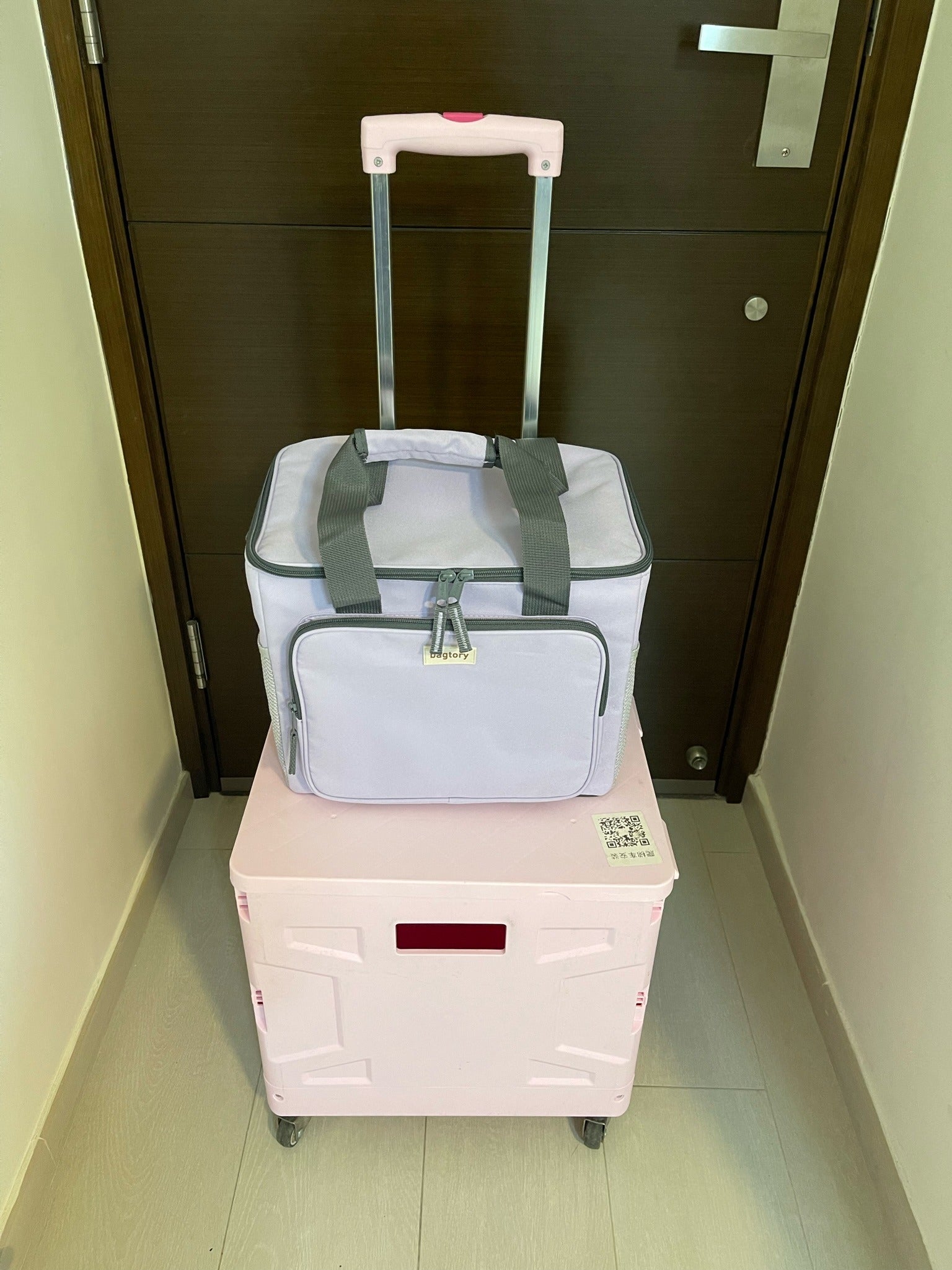 Hello Chilly 20L Large Capacity Cooler Bag (Macaron Purple)