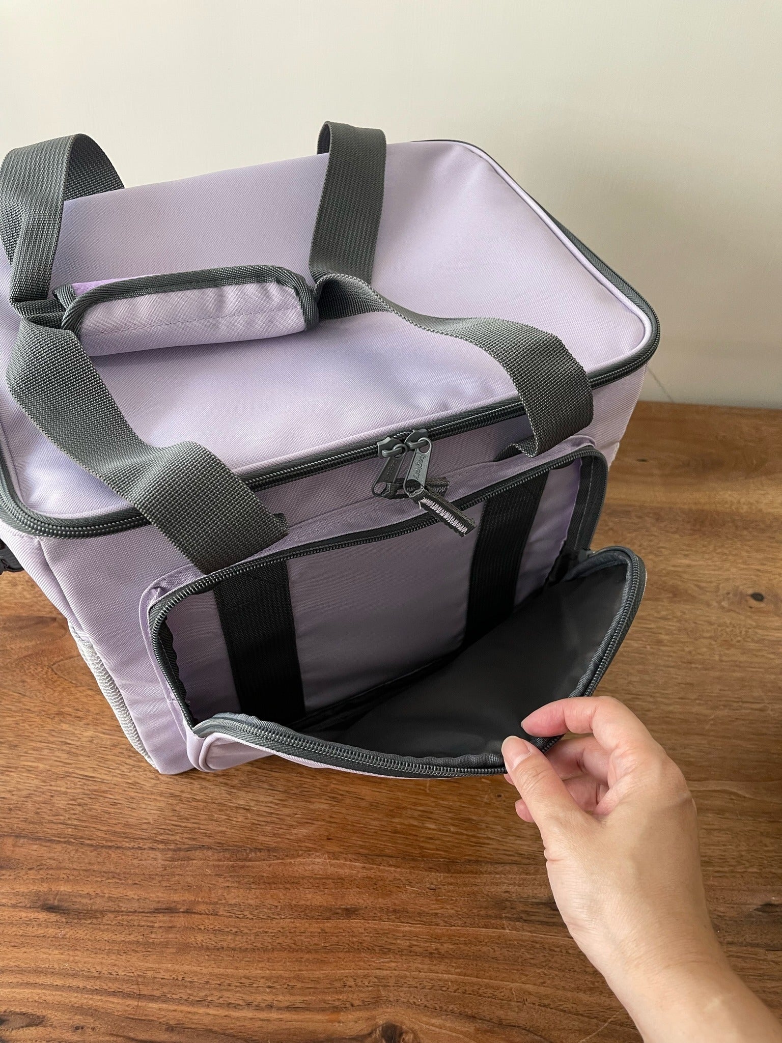 Hello Chilly 20L Large Capacity Cooler Bag (Macaron Purple)