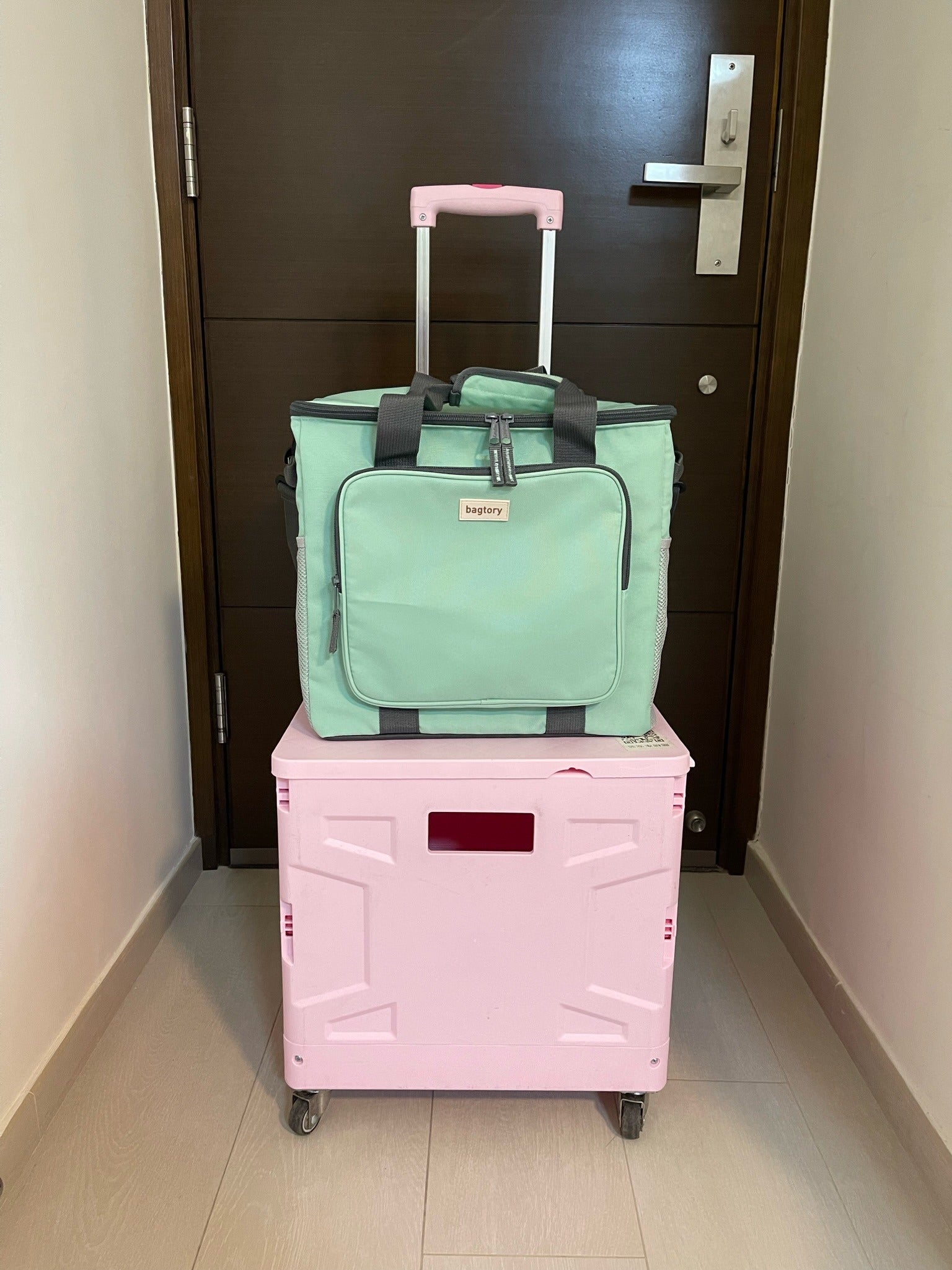 Hello Chilly 30L Large Capacity Cooler Bag (Macaron Green)
