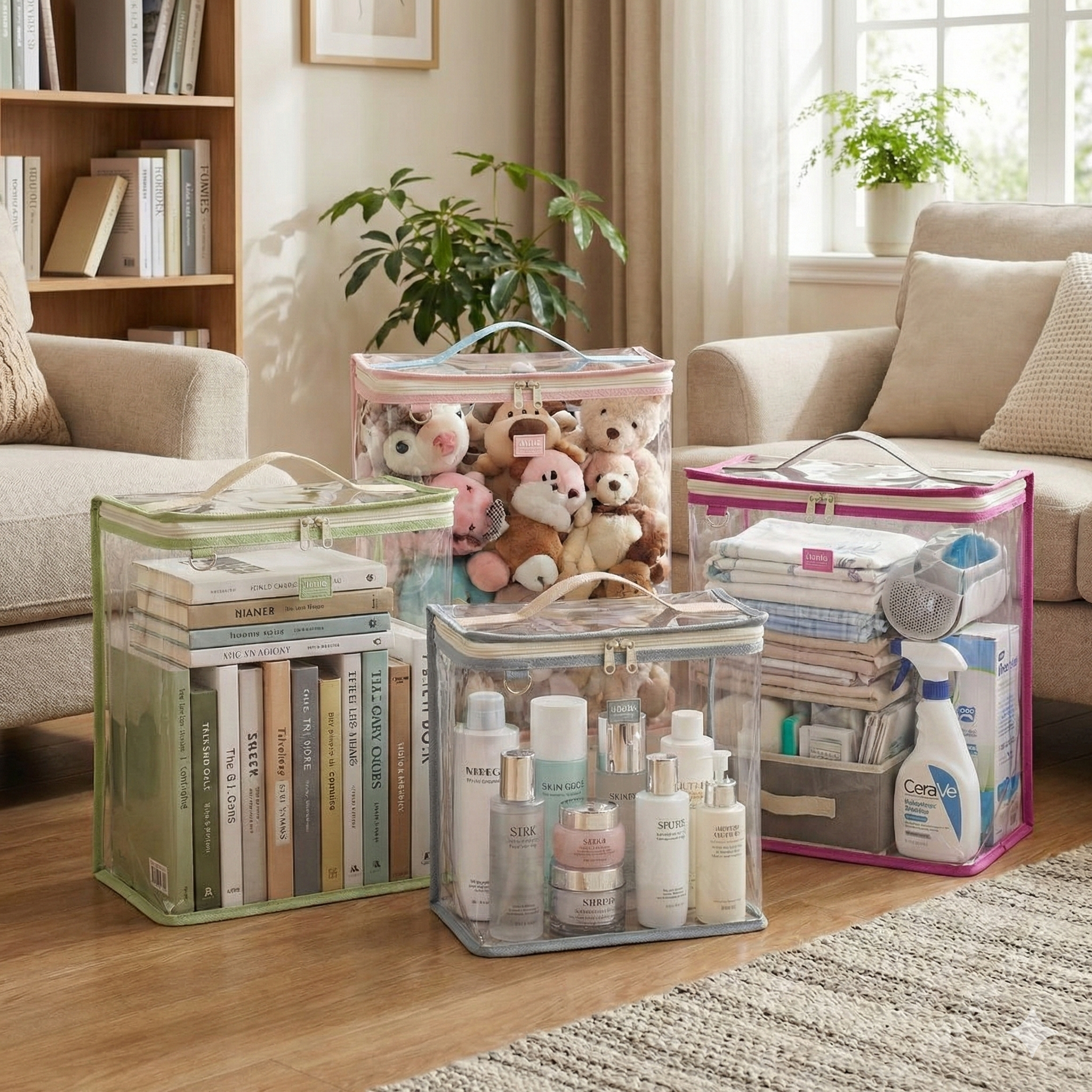 Hello Porter 15L - LaBerry系列 爽直青提 (淺綠x米) - L34 x W20 x H22 cm