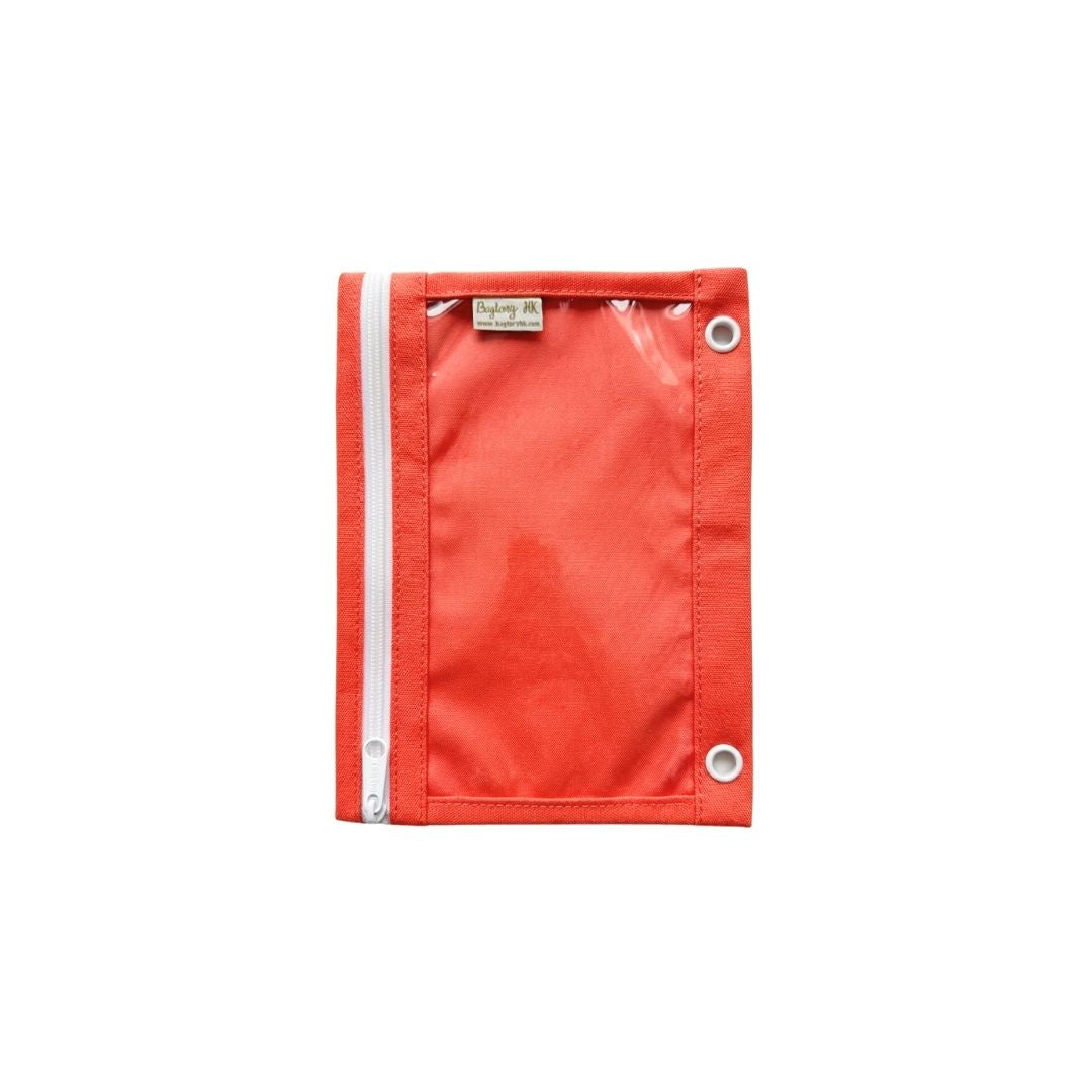 Hello Holder (Handy) Loose-leaf Bag (Red-Orange)