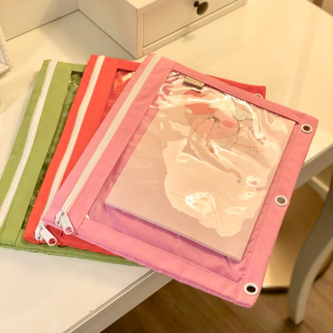 Multi-purpose activity bag wide style | Single side transparent PVC body (AB32) 
