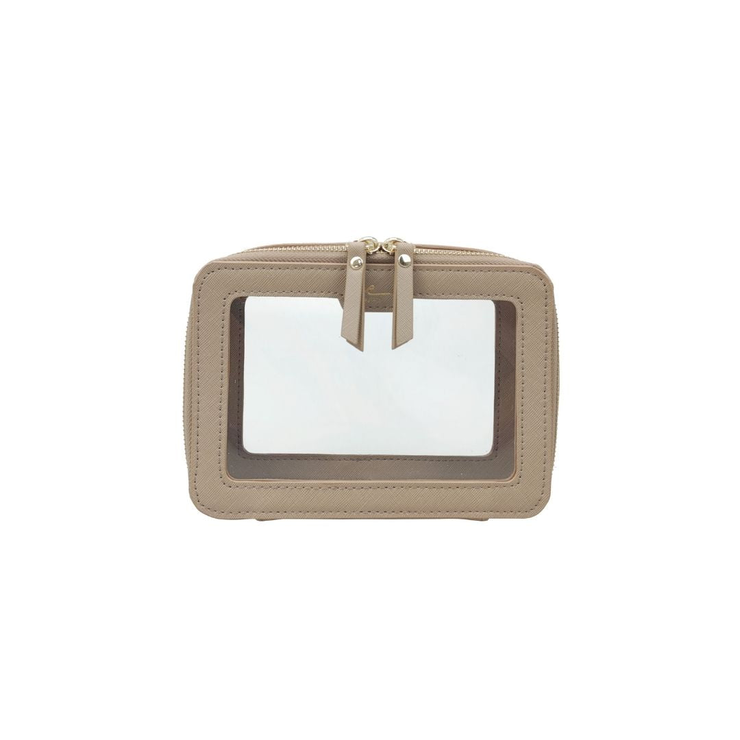 ME Clarity 1.5L ME02S 方形化妝包 S 單層 (奶茶) - L19 x W6 x H13.5cm