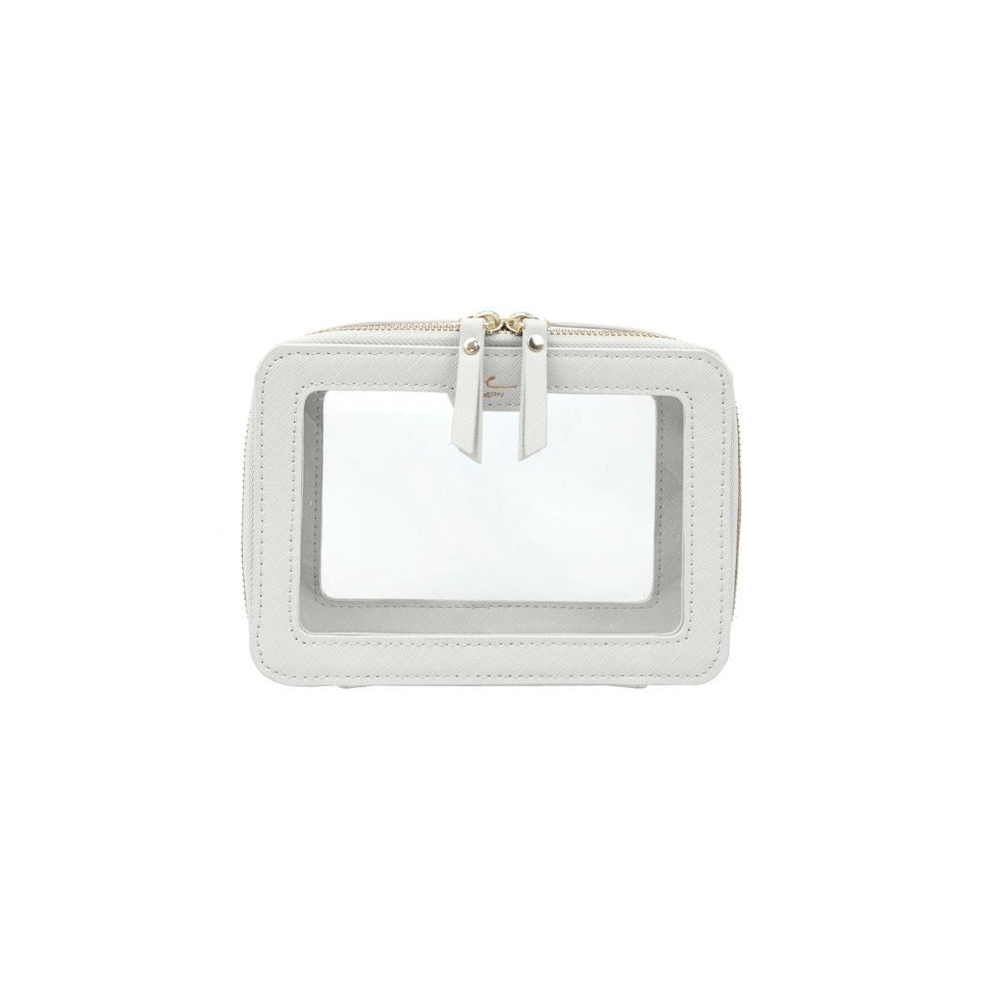 ME Clarity 1.5L 方形化妝包 S 單層 (珍珠白) - L19 x W6 x H13.5cm