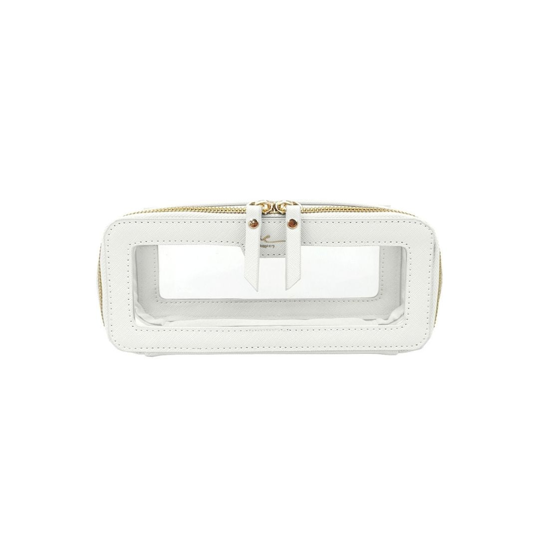 ME Clarity 1.4L 長形化妝包 L (珍珠白) - L22 x W7.5 x H9 cm