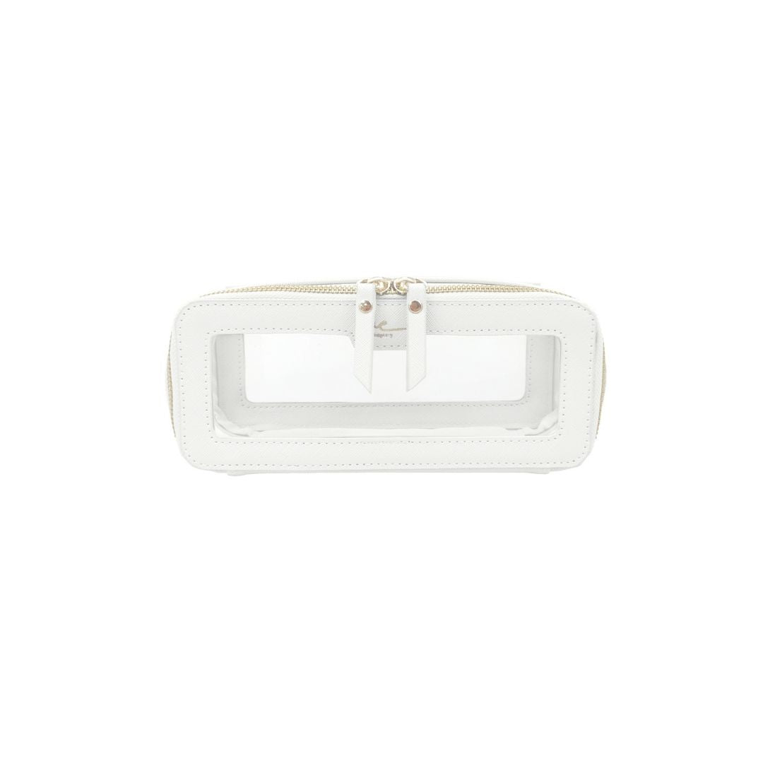 ME Clarity 0.6L 長形化妝包 S (珍珠白) - L18 x W5.5 x H6.5 cm