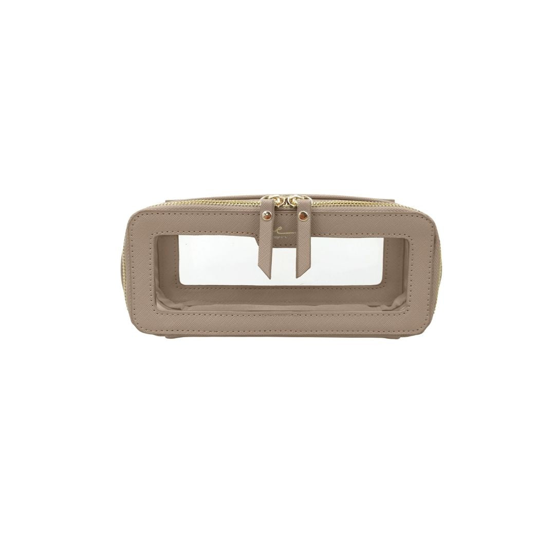 ME Clarity 0.6L 長形化妝包 S (奶茶) - L18 x W5.5 x H6.5 cm