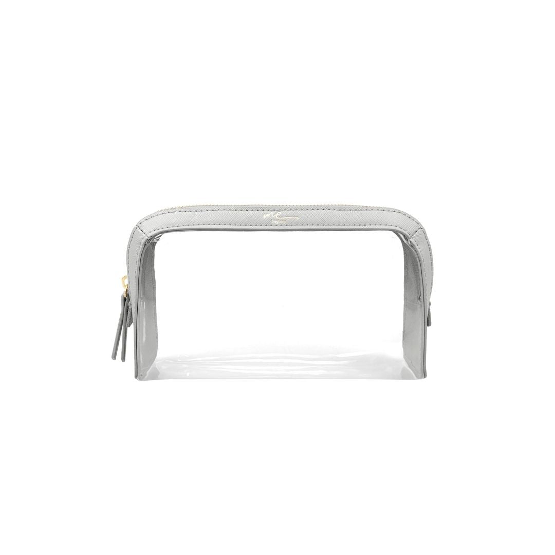 ME Clarity ME06S Teardrop Cosmetic Pouch S (Silver Grey) - L20.5 x W6 x H13 cm