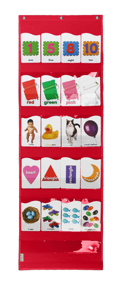 Large Flash Card Pocket Chart