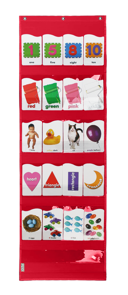 Large Flash Card Pocket Chart