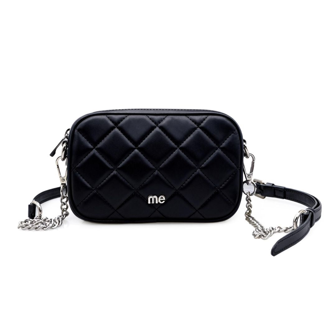 ME Cora PU菱格間棉相機包