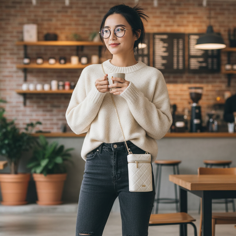 ME Blair 菱格手機包