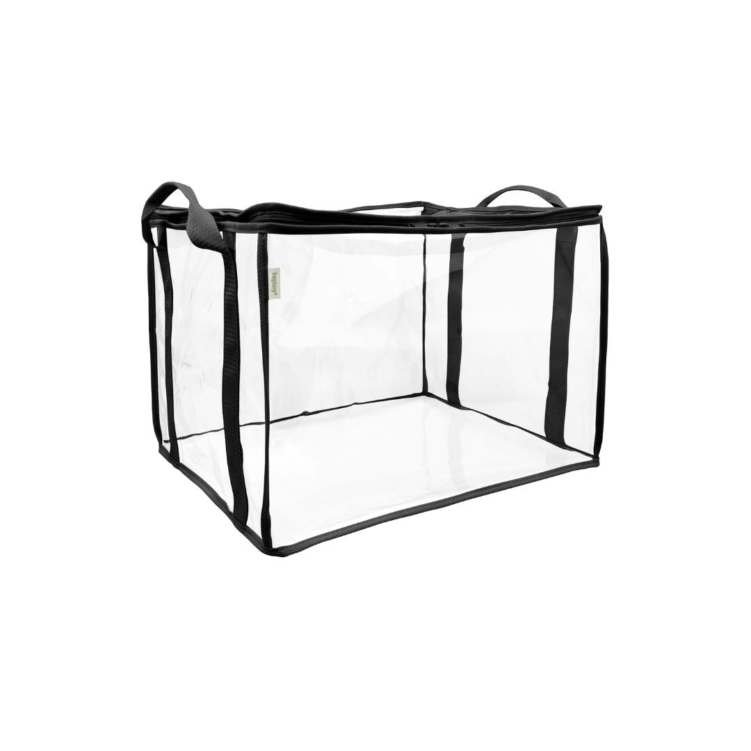 Hello Migo 30L 側挽式 高清儲物袋 (黑色) - L36 x W26 x H32 cm