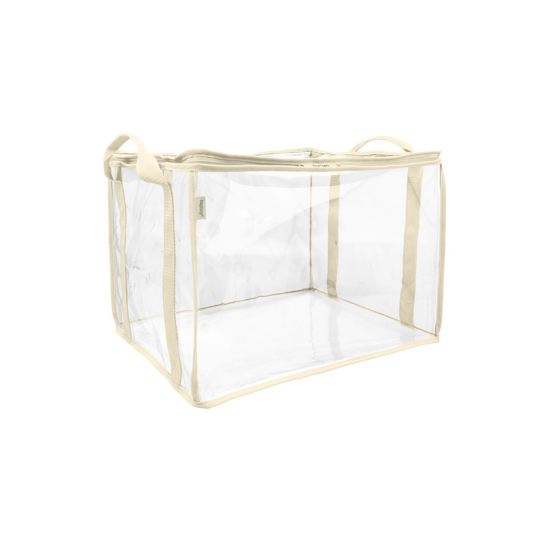 Hello Migo 30L 側挽式 高清儲物袋 (米色) - L36 x W26 x H32 cm