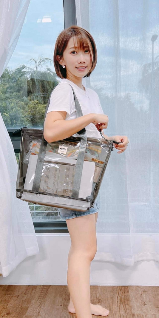 Hello TOTmy style translucent hand bag (TT35C)