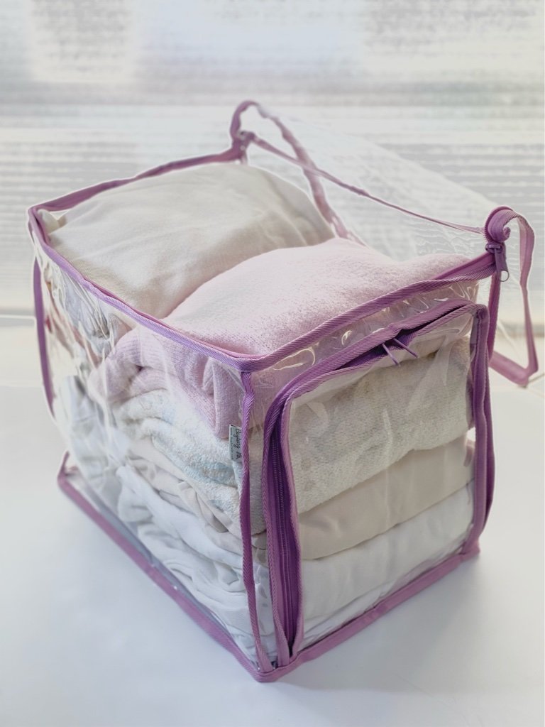 Hello Ace 20L 雙口式 高清儲物袋 (馬卡龍紫) - L32 x W20 x H32 cm