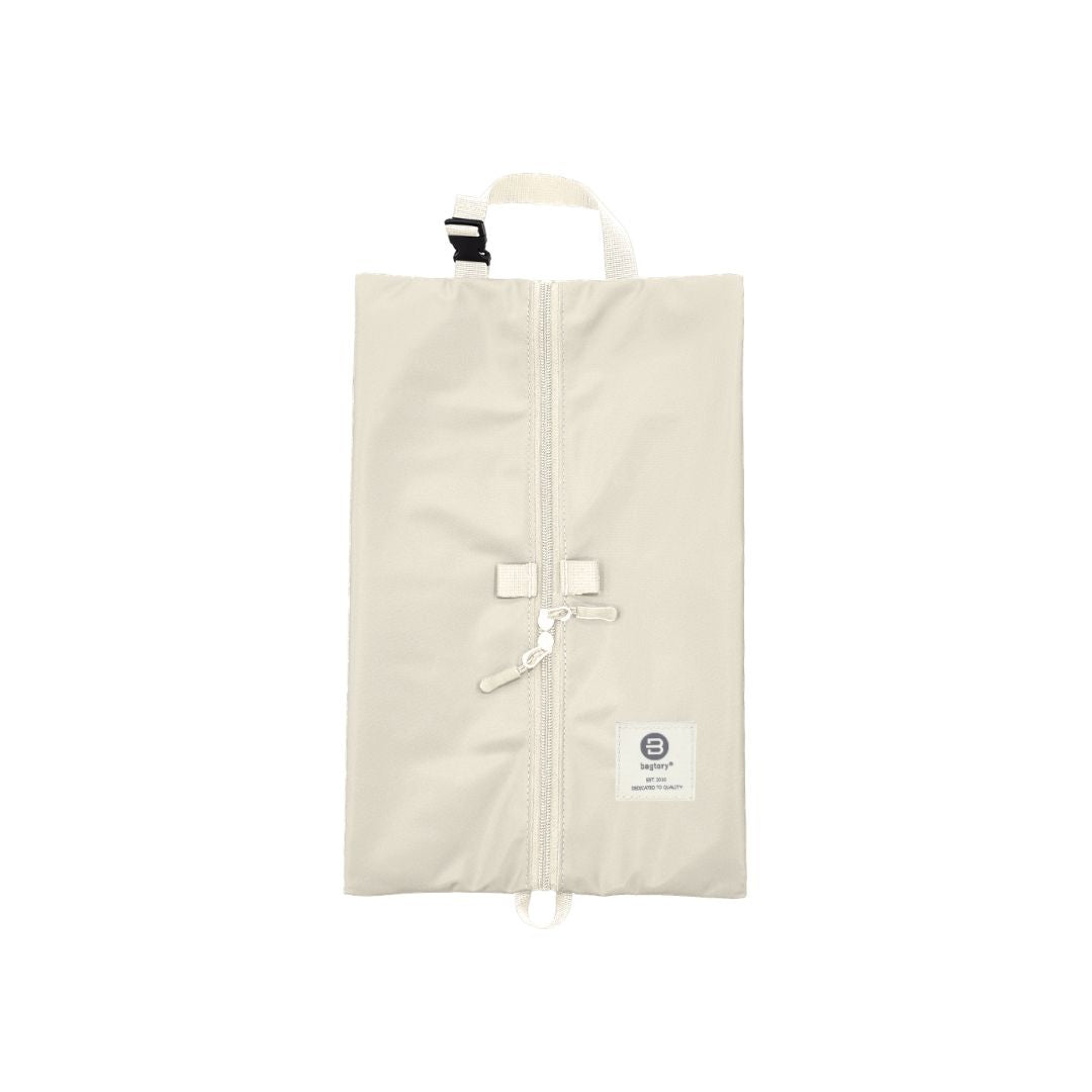 [bagtory pro系列] Hello Flexi 變形鞋袋 - L35.5 x W25.5cm (米色)