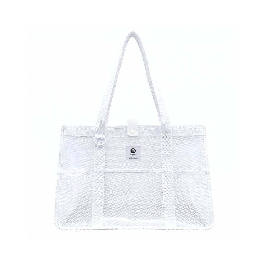 [bagtory pro系列] Hello Toteby (L) 日常/通勤托特包 - L45 x W20 x H31 cm (白色)