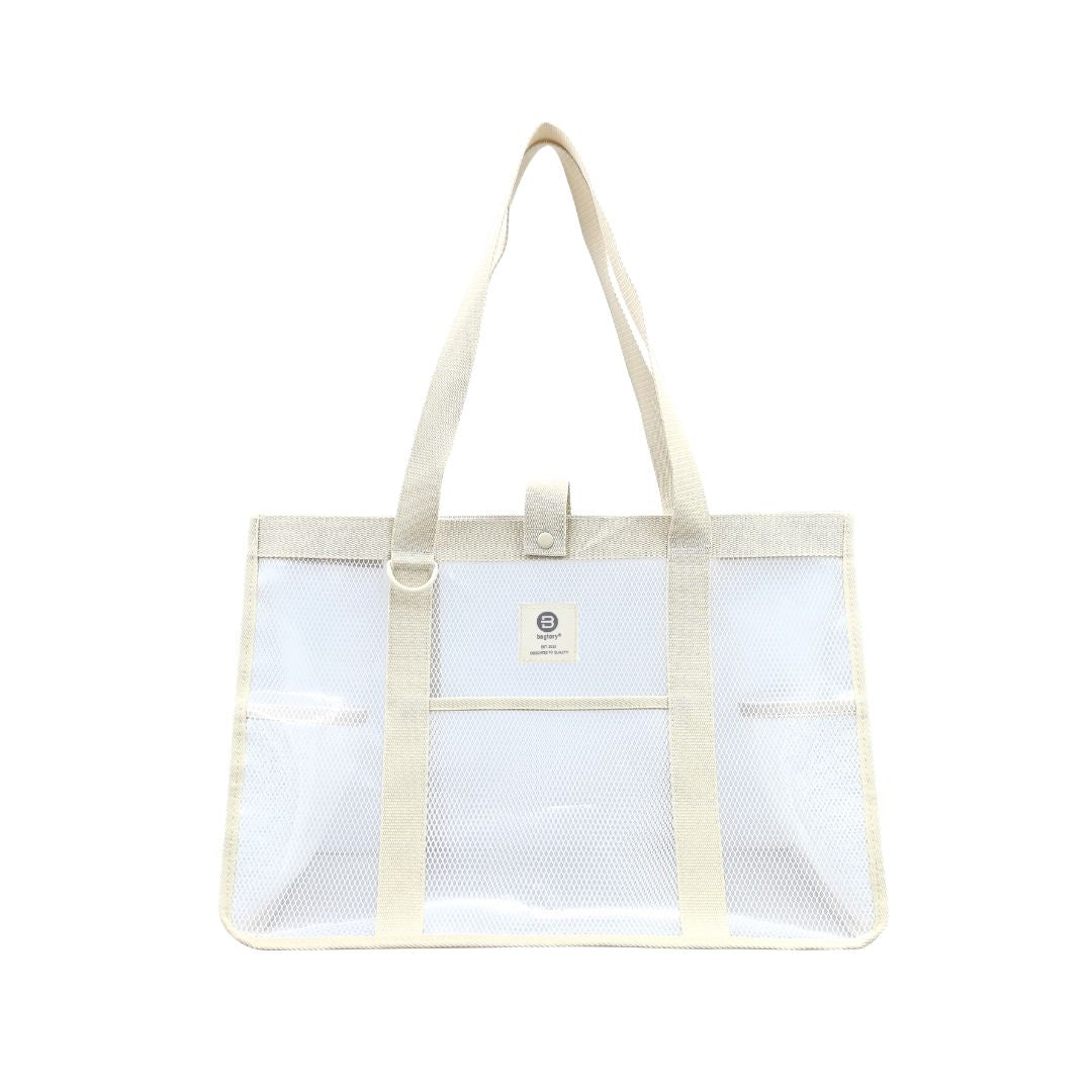 [bagtory pro系列] Hello Toteby (L) 日常/通勤托特包 - L45 x W20 x H31 cm (米色)