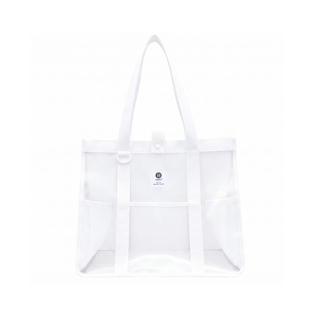 [bagtory pro系列] Hello Toteby (M) 日常/通勤托特包 - L40 x W18 x H34 cm (白色)