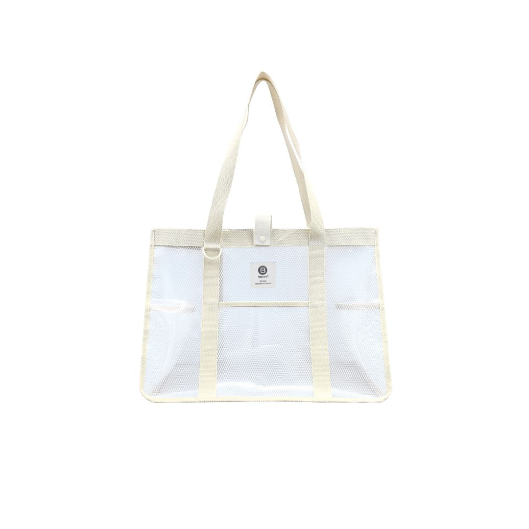 [bagtory pro系列] Hello Toteby (S) 日常/通勤托特包 - L35 x W14 x H26.5 cm (米色)