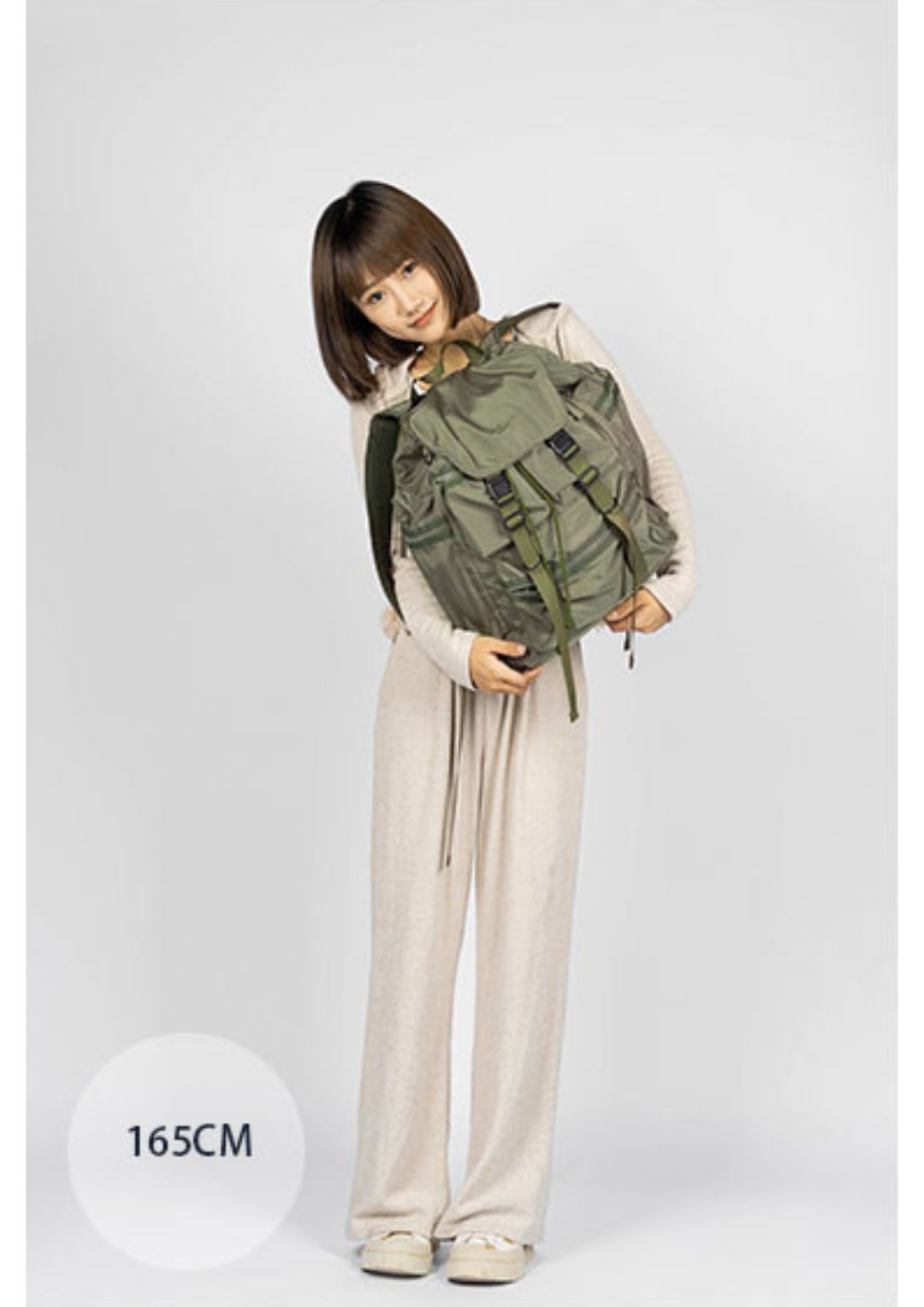 ME Caroline 多袋口旅行背包 20L (橄欖綠)