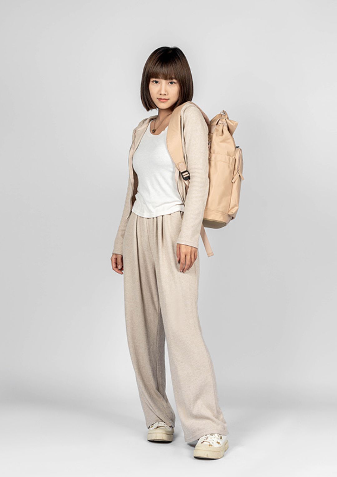 ME Antonia (L) 休閒通勤背包 20L (奶茶)