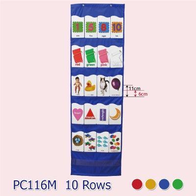Large Flash Card Pocket Chart