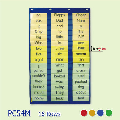 Small lettering card bag | Pocket chart | Organizer | Can be used to create sentences